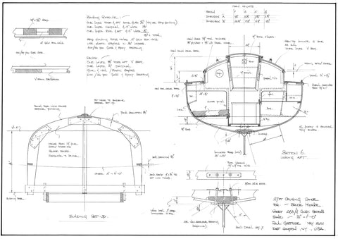 27FT Cruising Canoe, Design #263