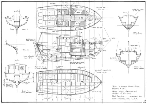 30ft Motor Sailer Design #264