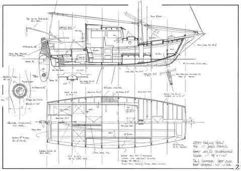 25ft Sailing Scow  Design #269