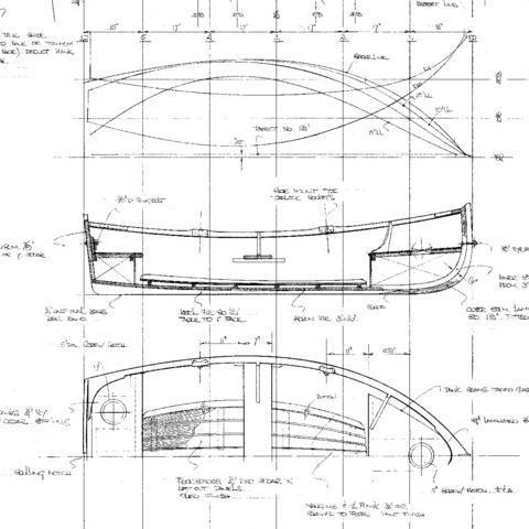 8 ft Plywood Yacht Tender, Design #135