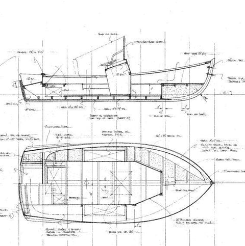 16 ft Outboard skiff #168