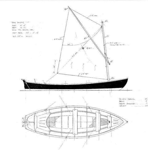 15 ft Shelburne Dory, Design #175