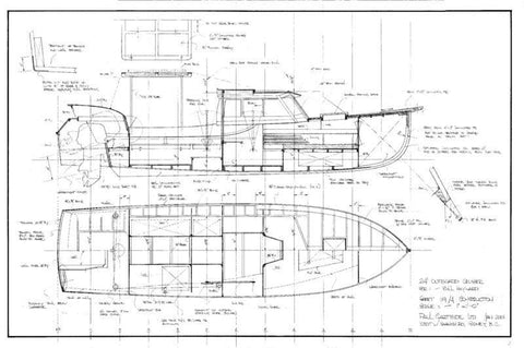 24 ft Launch "Wayward", Design #119