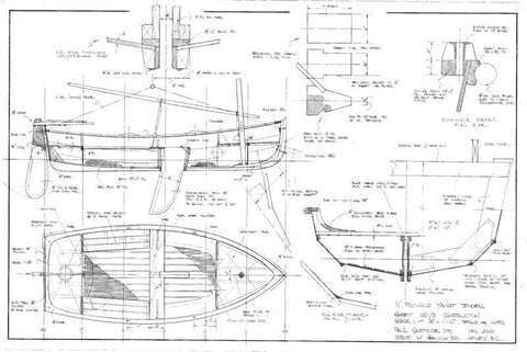 11 ft Plywood yacht Tender  Design #120