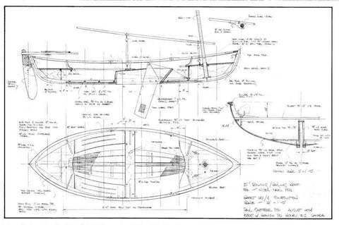 14 ft Rowing/Sailing Skiff Dispatch, Design #096