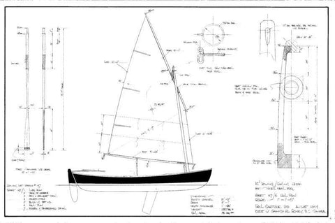 14 ft Rowing/Sailing Skiff Dispatch, Design #096