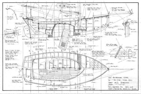 22 ft Centreboard Cutter, Design #155