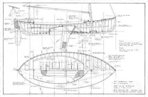 16 ft Double Ended Sloop, Design #165