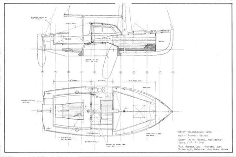 20 ft Centreboard Sloop, Design #170