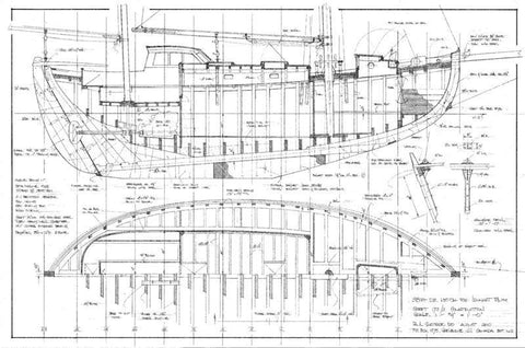 38 ft Double Ended Ketch, Design #173