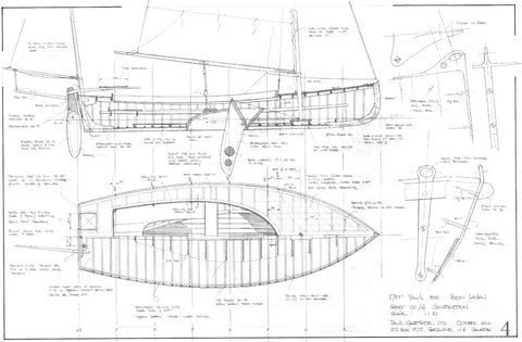 17 ft (5.18 metre) Centreboard Yawl, design #191