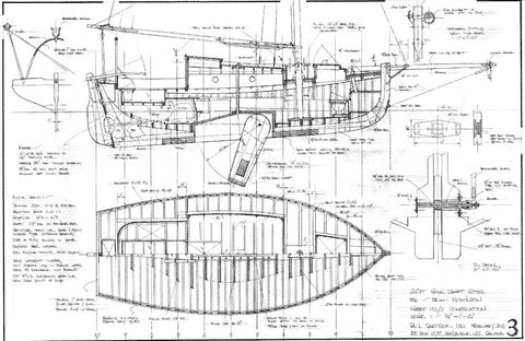 26ft Shoal Draft Cutter, Design #193