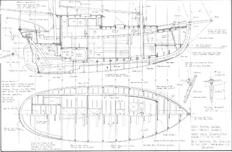 34ft Motor Sailer Design #194