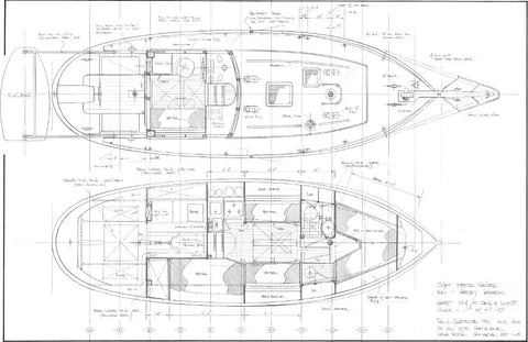 34ft Motor Sailer Design #194