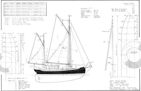 34ft Motor Sailer Design #194