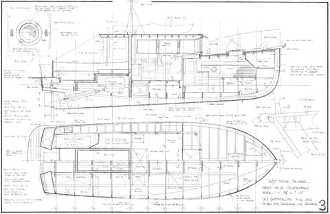 34ft Motor Cruiser, Design #196