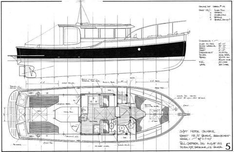 34ft Motor Cruiser, Design #196