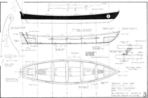 22ft Shelburne Church Skiff, Design #198