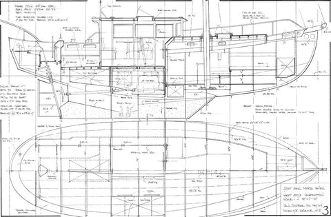 43ft Steel Motor Sailer Design #200