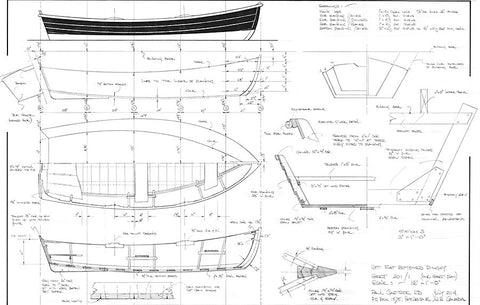 11 ft and 12 ft Flat-bottomed dinghies, Designs #201 and #202