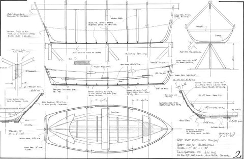 11 ft and 12 ft Flat-bottomed dinghies, Designs #201 and #202