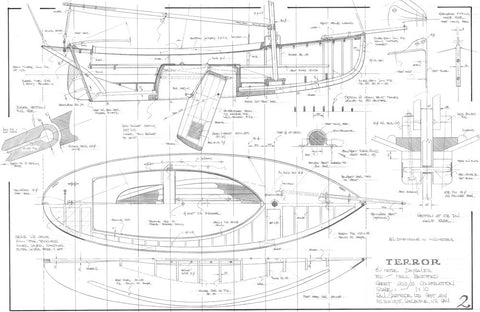 6.1 metre daysailer,  Design #203  Metric Units