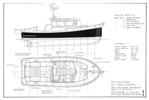 26ft Motor Cruiser TURMOIL, Design #210