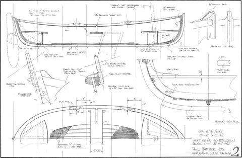 8ft Child's Rowboat, Design #211