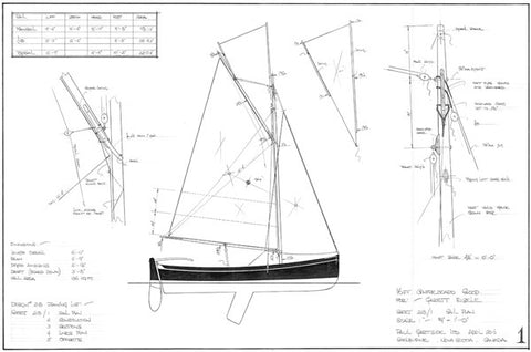 16 ft Gaff Sloop, Design #218