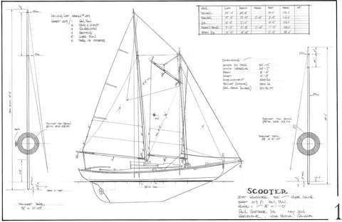 30FT Schooner, Design #219