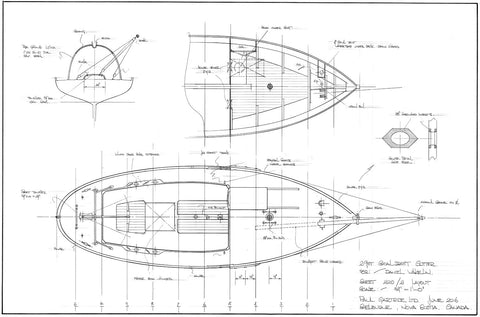 29ft Shoal Draft Cutter, Design #220