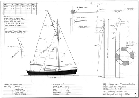 24Ft Light Sloop, Design #229