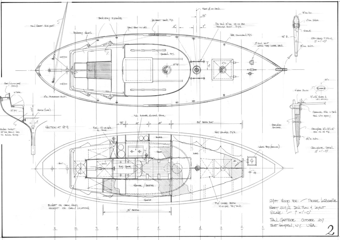 24Ft Light Sloop, Design #229 – Gartside Boats