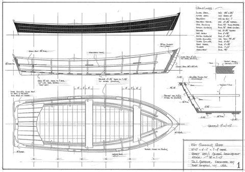 15ft Clamming Skiff Design #230