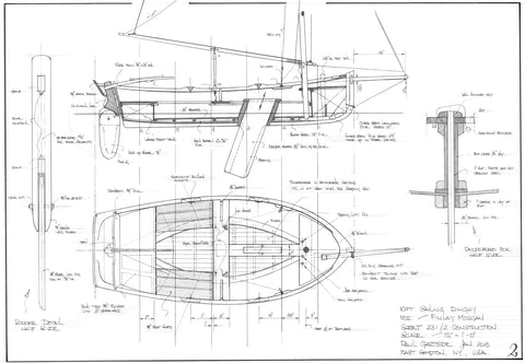 10FT Sailing Dinghy,  Design #231