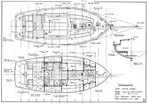 29ft Motor Sailer 'Long shot', Design #232