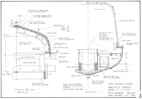 21ft Electric Launch, Design #241