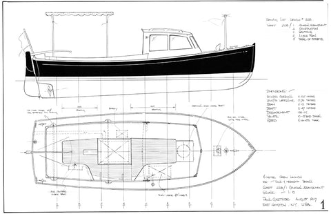 6 Metre Inboard Launch Design #228